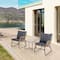 Santa Cruz Rattan Outdoor Patio Chat Set with Cushions